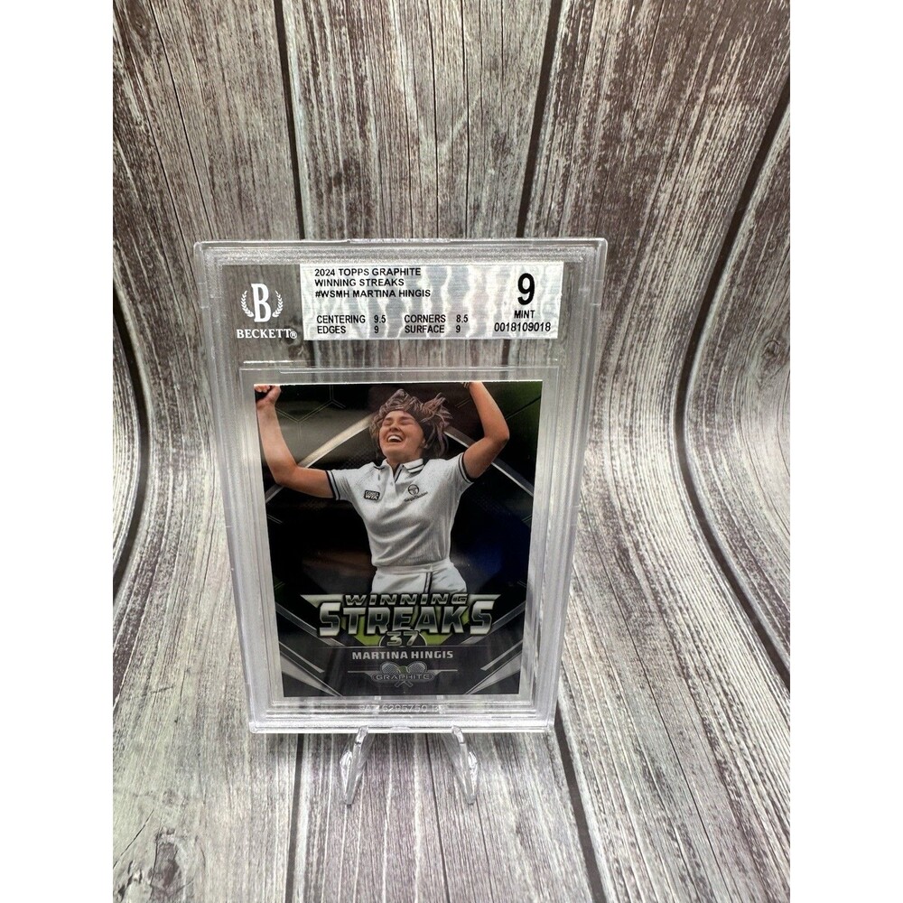 2024 TOPPS GRAPHITE WINNING STREAKS #WSMH MARTINA HINGIS BGS 9 Mint Tennis